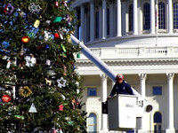Decorating of the White House Christmas Tree